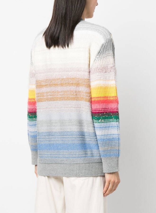 Stella McCartney Intarsia trui Grijs