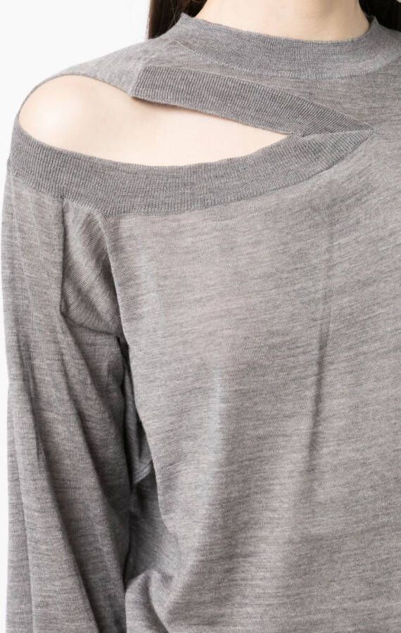 Stella McCartney Fijngebreide trui Grijs