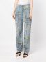 Stella McCartney Flora Denim broek Blauw - Thumbnail 3