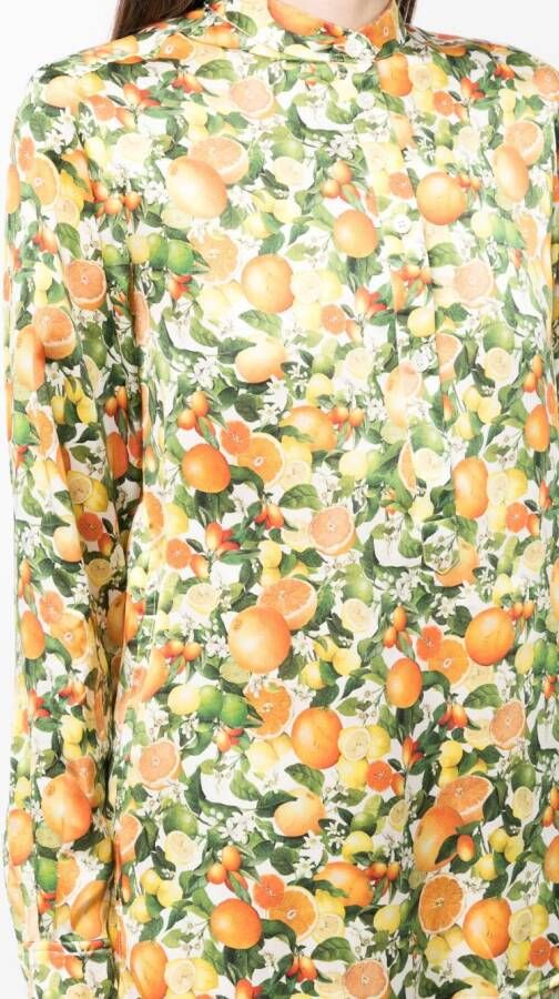Stella McCartney Blouse met bloemenprint Groen