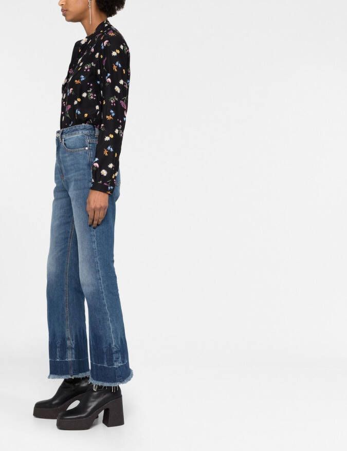 Stella McCartney Cropped jeans Blauw