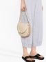 Stella McCartney Frayme schoudertas met schakelketting Beige - Thumbnail 3