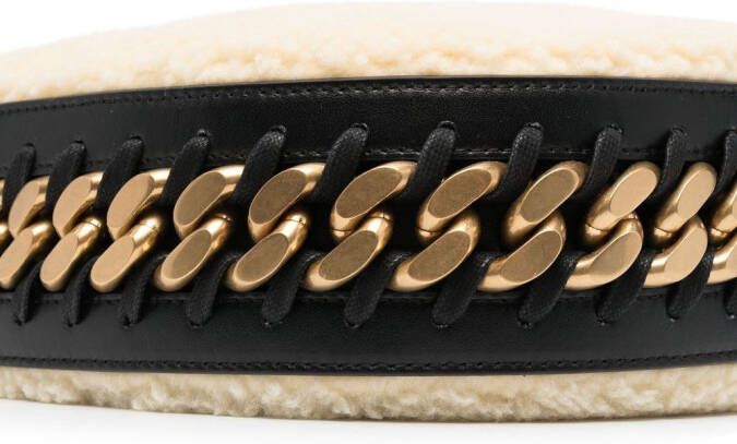 Stella McCartney Frayme kleine schoudertas Beige