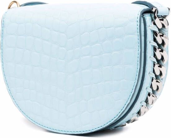 Stella McCartney Frayme kleine schoudertas Blauw