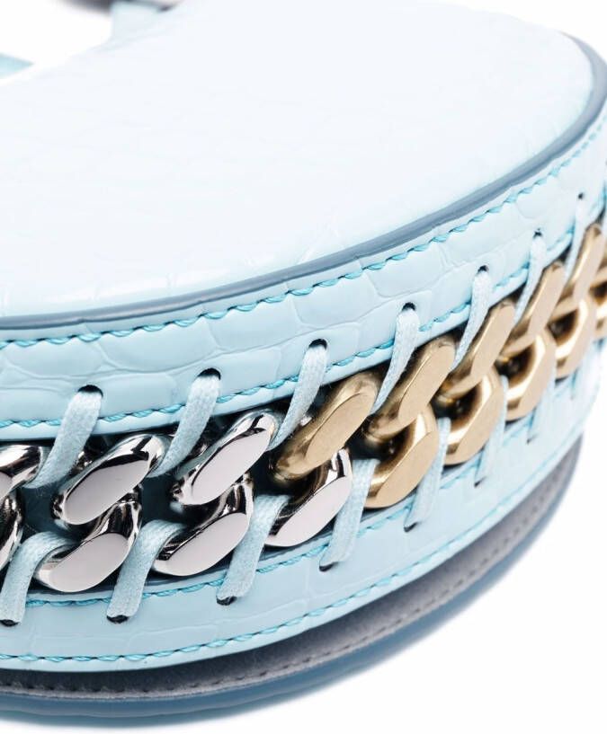Stella McCartney Frayme kleine schoudertas Blauw