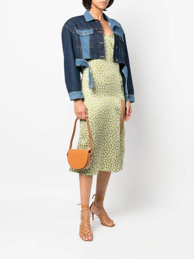 Stella McCartney Frayme kleine schoudertas Bruin