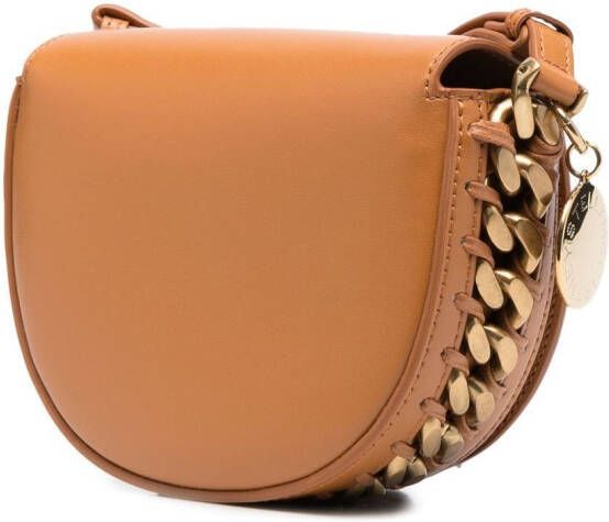 Stella McCartney Frayme kleine schoudertas Bruin