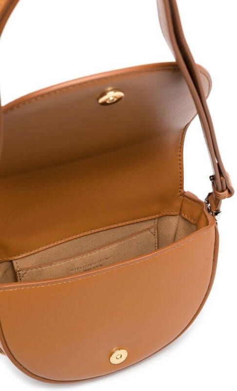 Stella McCartney Frayme kleine schoudertas Bruin