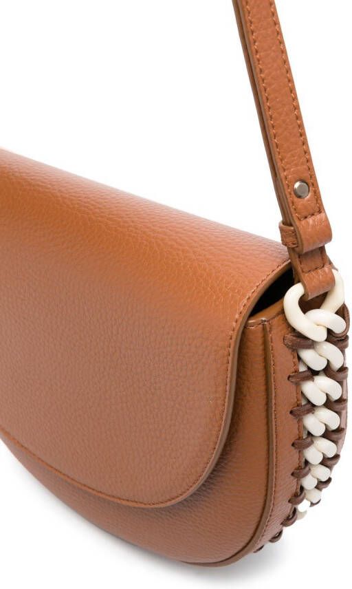 Stella McCartney Frayme medium schoudertas Bruin