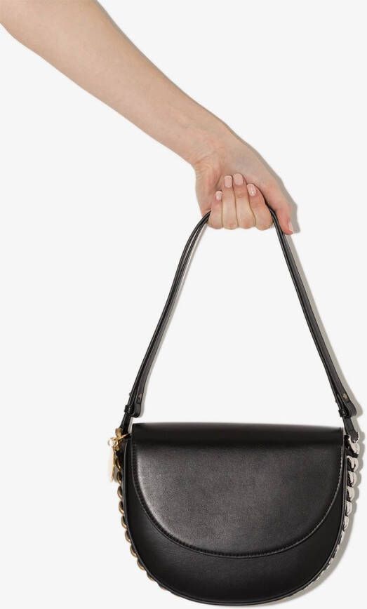 Stella McCartney Frayme medium schoudertas Zwart