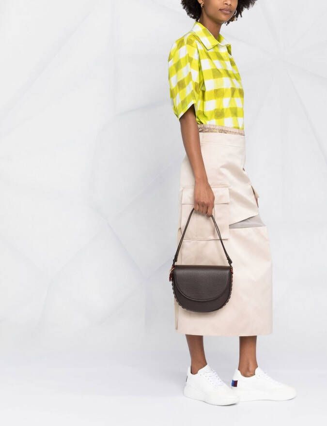 Stella McCartney Frayme schoudertas Bruin