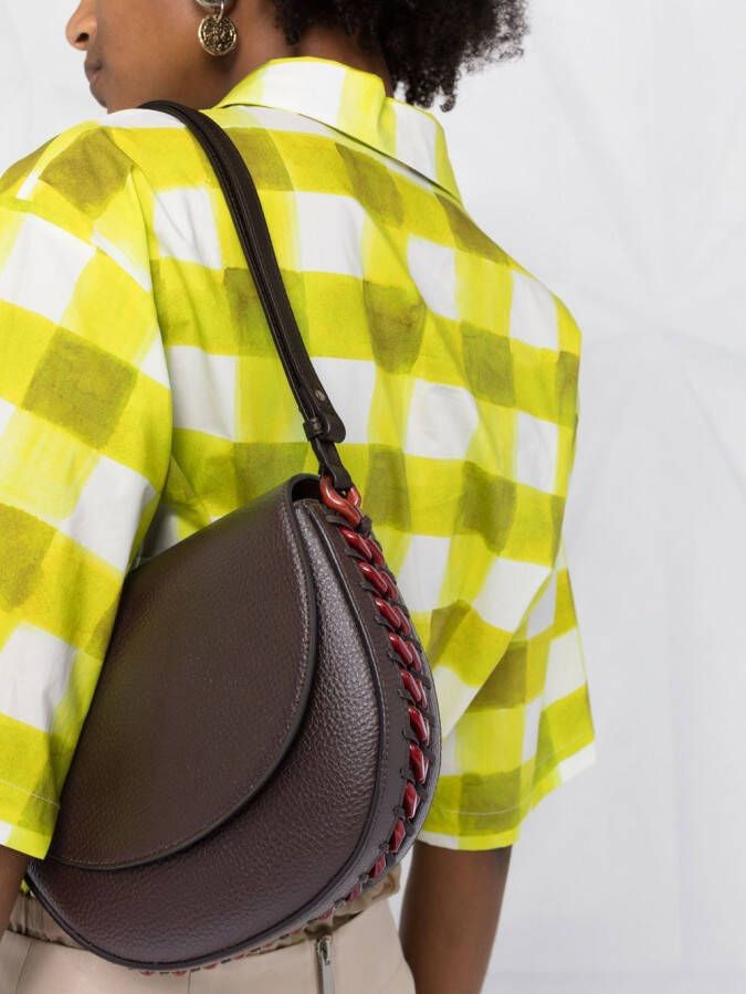 Stella McCartney Frayme schoudertas Bruin