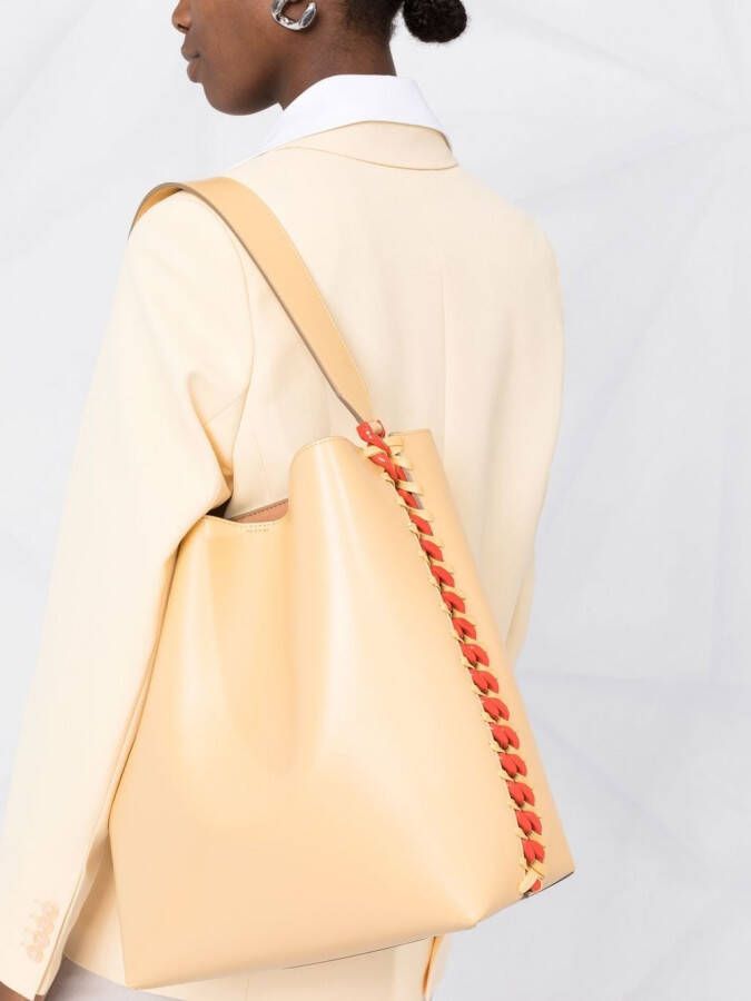 Stella McCartney Frayme shopper Beige