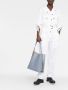 Stella McCartney Frayme shopper met ketting Blauw - Thumbnail 2