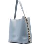 Stella McCartney Frayme shopper met ketting Blauw - Thumbnail 4