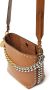 Stella McCartney Frayme bucket-tas Bruin - Thumbnail 4