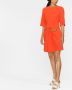 Stella McCartney Gedrapeerde mini-jurk Oranje - Thumbnail 2