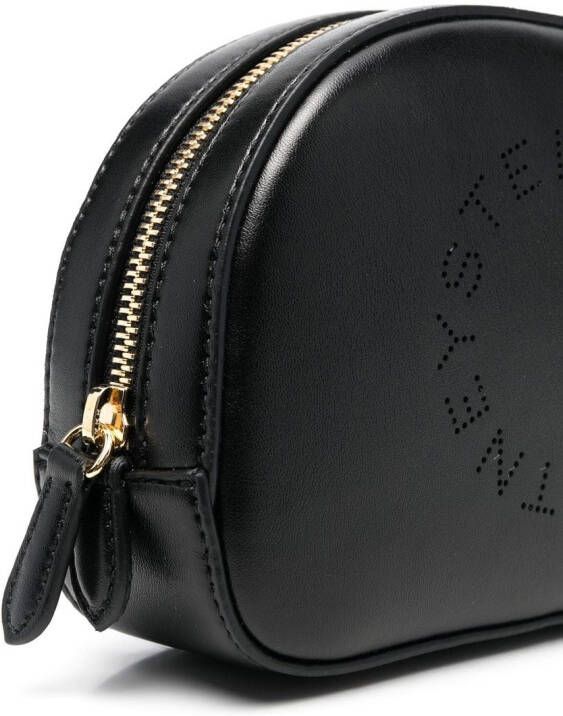 Stella McCartney Geperforeerde make-up tas Zwart