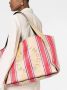 Stella McCartney Gestreepte shopper Beige - Thumbnail 3