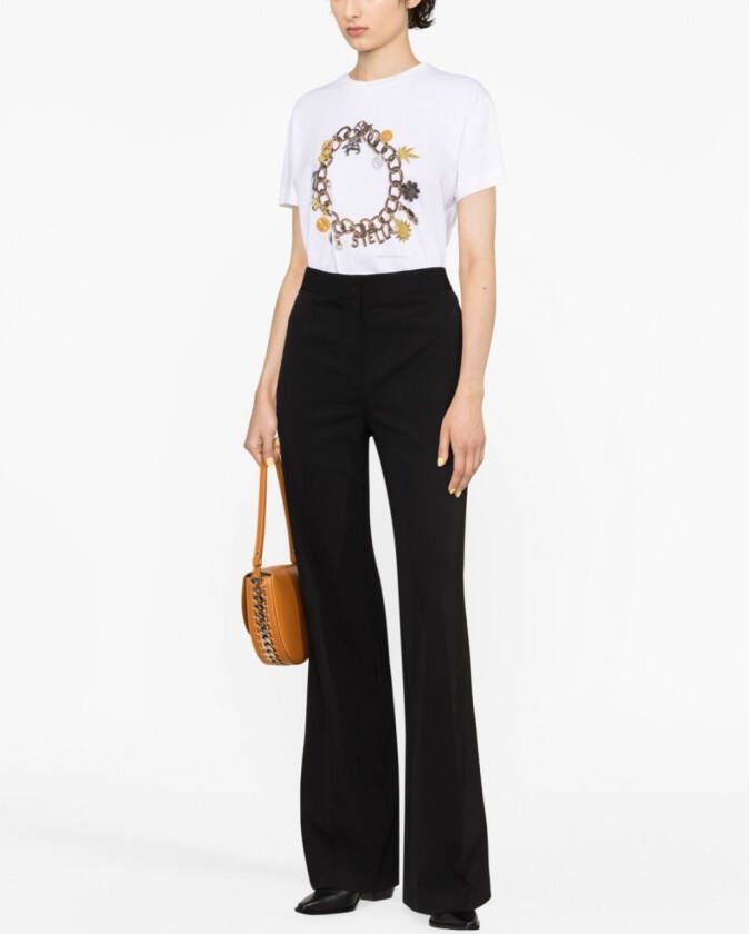 Stella McCartney T-shirt met print Wit