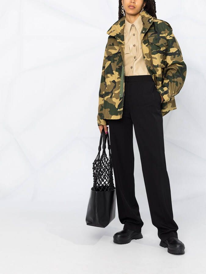 Stella McCartney High waist pantalon Zwart