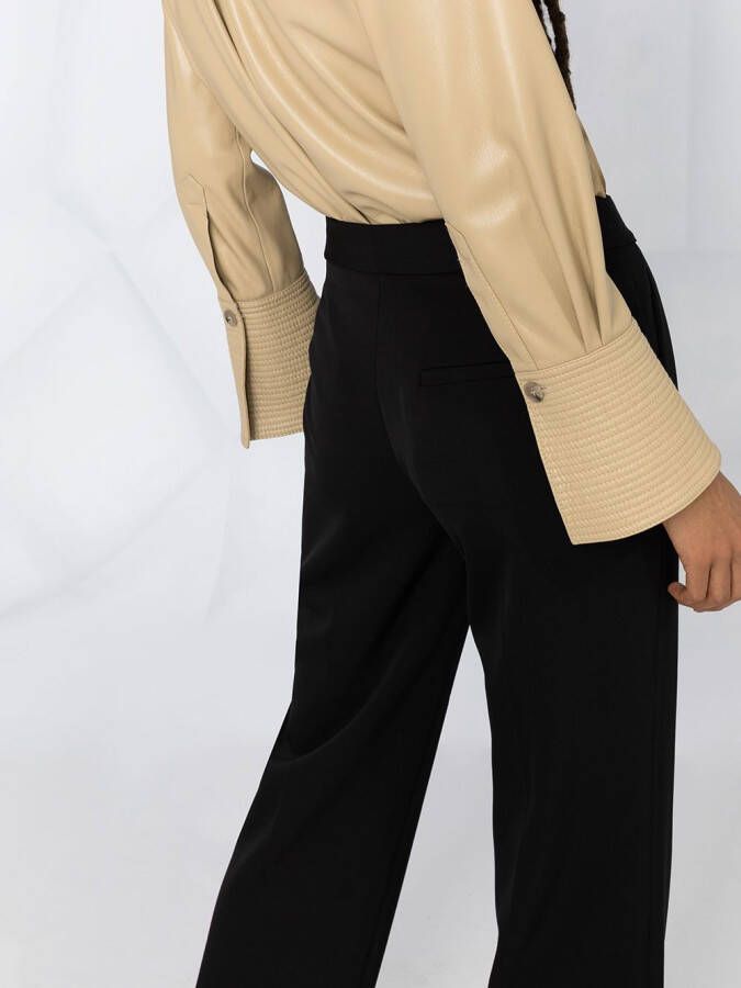 Stella McCartney High waist pantalon Zwart