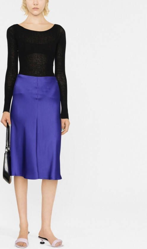 Stella McCartney High waist rok Paars