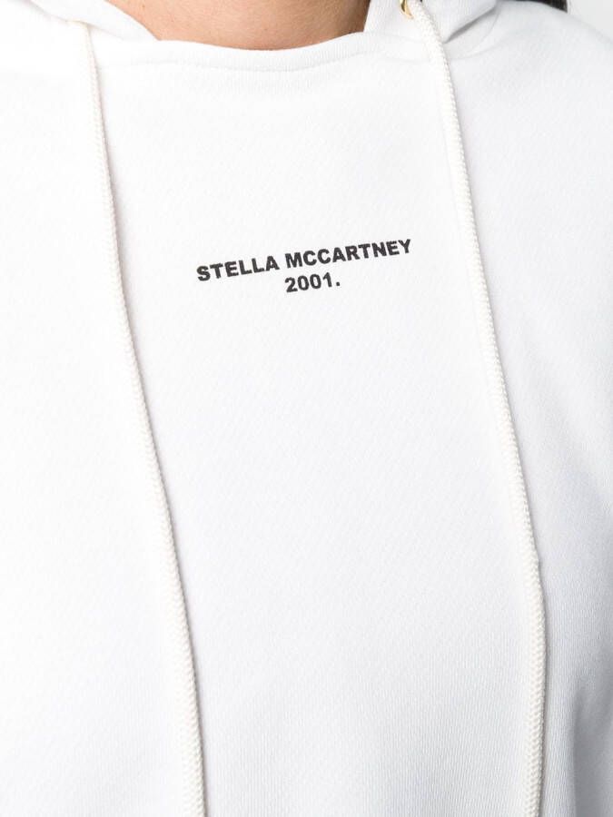 Stella McCartney hoodie met logoprint Wit