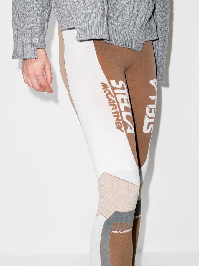 Stella McCartney Intarsia legging Beige