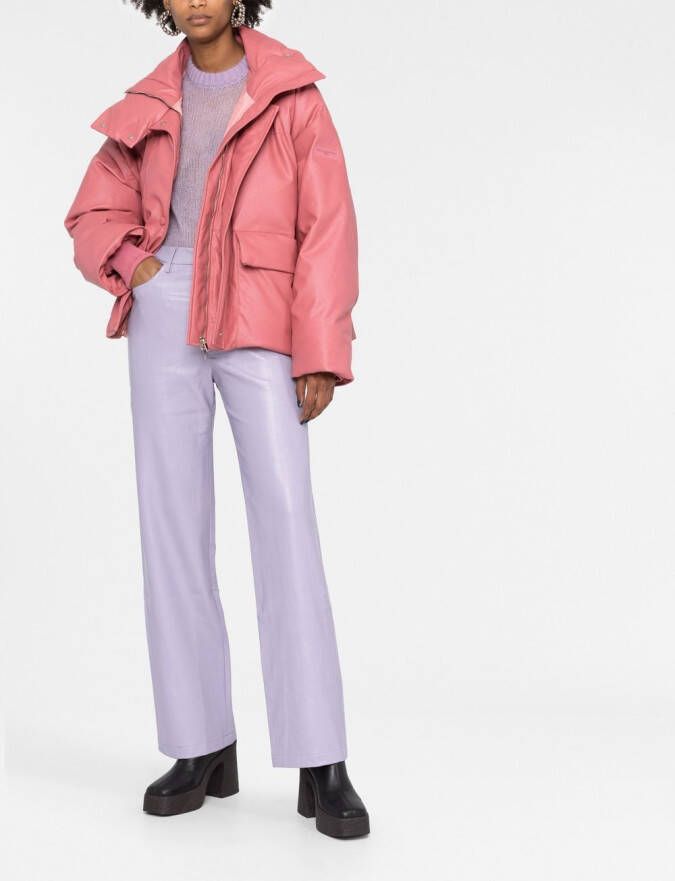 Stella McCartney Jack van imitatieleer Roze