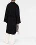 Stella McCartney Wollen jas met ceintuur Zwart - Thumbnail 4