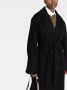 Stella McCartney Wollen jas met ceintuur Zwart - Thumbnail 5