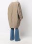 Stella McCartney Jas met kraag van imitatiebont Beige - Thumbnail 4
