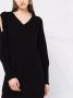 Stella McCartney Jurk met V-hals Zwart - Thumbnail 5