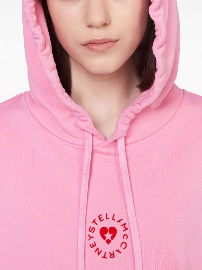 Stella McCartney Katoenen hoodie Roze
