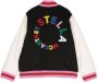 Stella McCartney Kids Bomberjack met geborduurd logo Zwart - Thumbnail 2