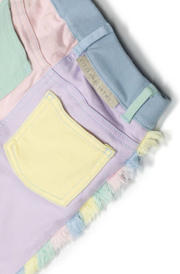 Stella McCartney Kids Jeans met colourblocking Roze