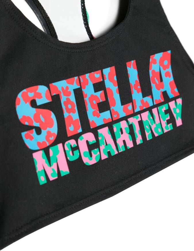 Stella McCartney Kids Cropped top Zwart