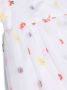 Stella McCartney Kids Jurk met geborduurde bloe Wit - Thumbnail 3