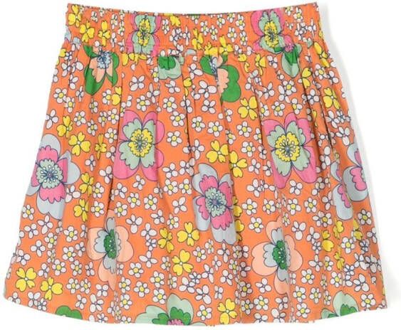 Stella McCartney Kids Shorts met bloemenprint Oranje