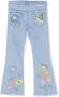 Stella McCartney Kids Jeans met bloe print Blauw - Thumbnail 2