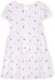 Stella McCartney Kids Jurk met bloe print Wit - Thumbnail 2