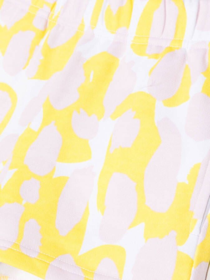 Stella McCartney Kids Shorts met grafische print Roze