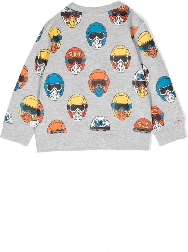 Stella McCartney Kids Sweater met grafische print Grijs