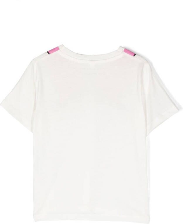Stella McCartney Kids T-shirt met grafische print Wit