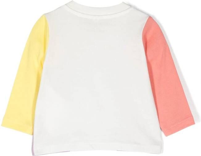 Stella McCartney Kids graphic-print cotton top Wit