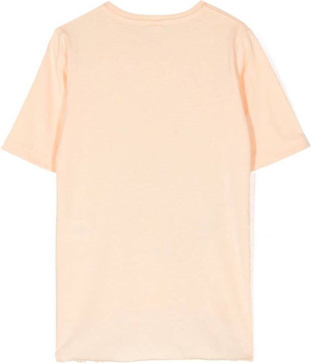 Stella McCartney Kids T-shirt met grafische print Oranje