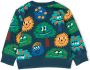 Stella McCartney Kids graphic-print organic cotton sweatshirt Blauw - Thumbnail 2