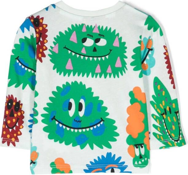 Stella McCartney Kids Top met print Wit