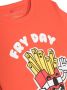 Stella McCartney Kids T-shirt met grafische print Oranje - Thumbnail 3